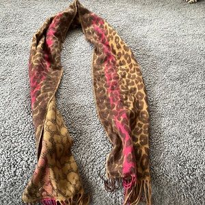 Leopard print scarf from Macys tag is still on it